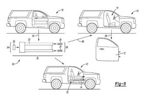 Ford запатентовал новые двери для возрожденного Bronco